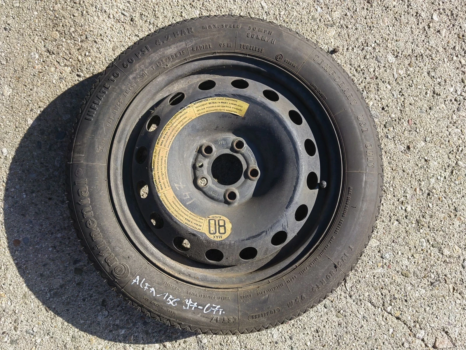    125/80R15  Alfa Romeo 156 | Mobile.bg   3