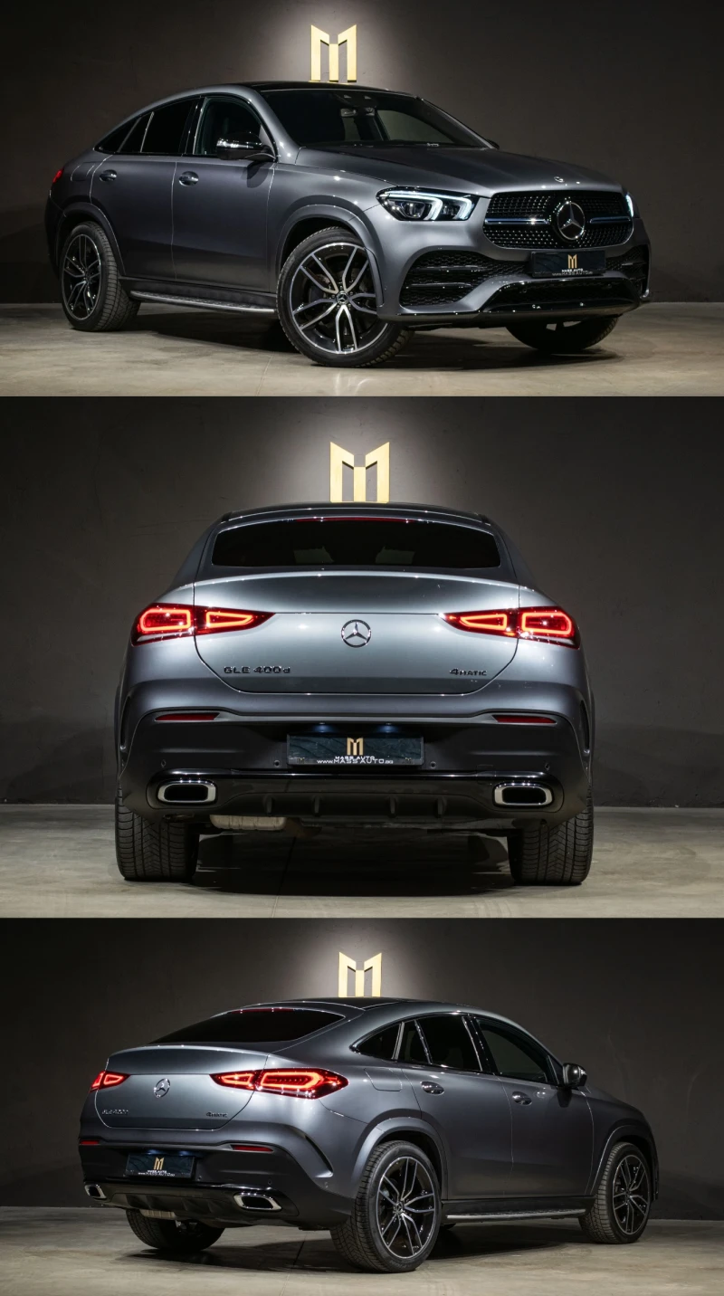 Mercedes-Benz GLE 400 d/Coupe/AMG/22/Масаж/Multibeam/Burmester/, снимка 4 - Автомобили и джипове - 52239923