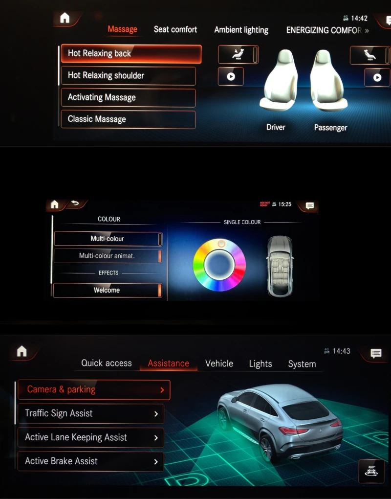 Mercedes-Benz GLE 400 d/Coupe/AMG/22/Масаж/Multibeam/Burmester/, снимка 11 - Автомобили и джипове - 52239923