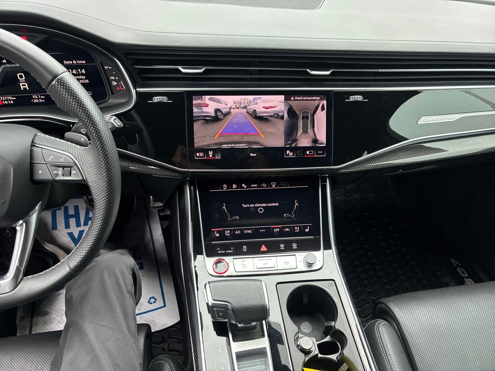Audi SQ7 * 4.0 TFSI quattro * CARFAX * ЦЕНА ДО БГ, снимка 11 - Автомобили и джипове - 55902772