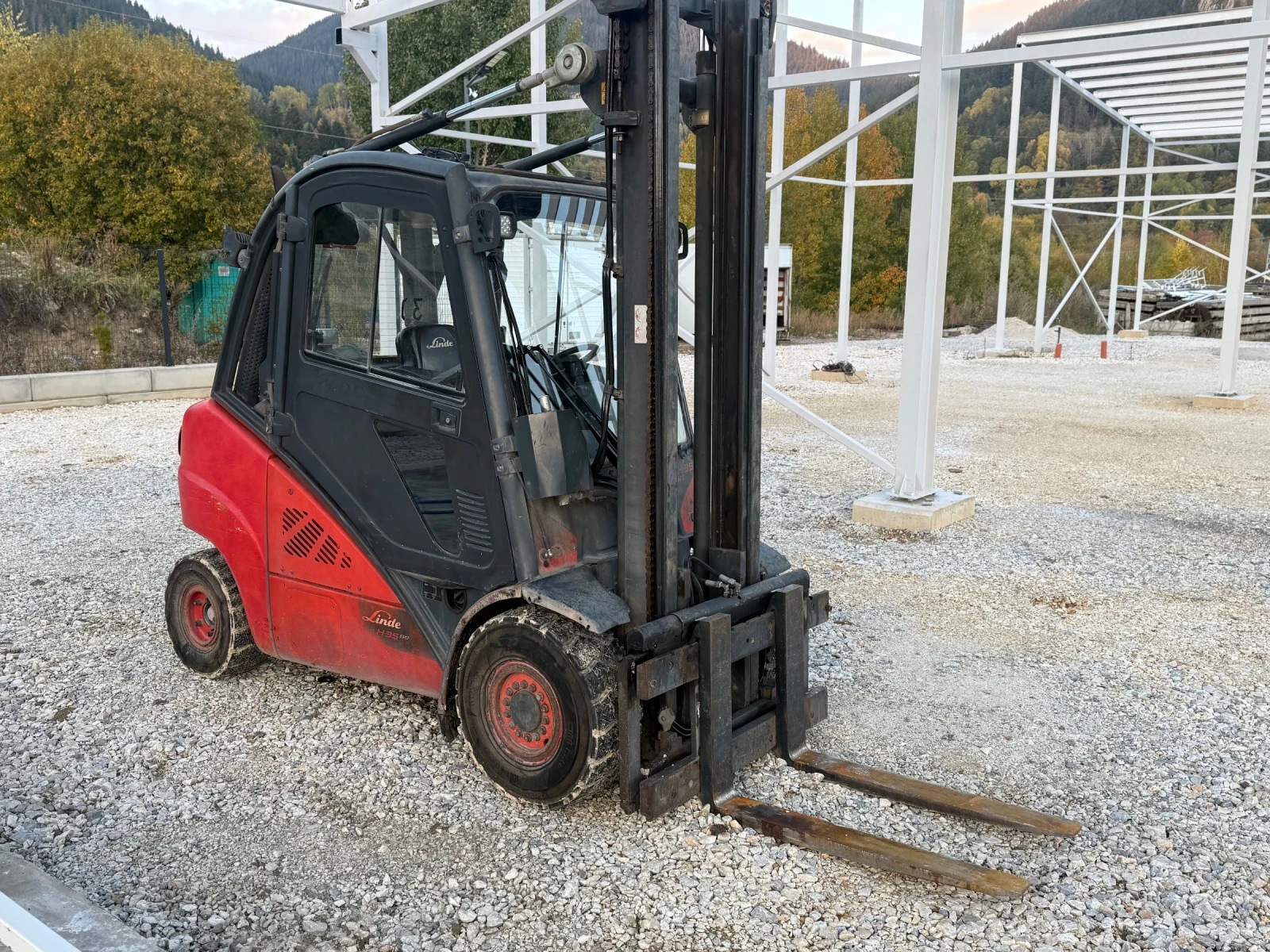 Мотокар Linde H35D, снимка 2 - Индустриална техника - 56749628
