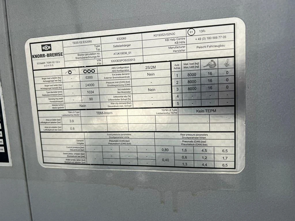 Полуремарке Други Peischl Странични врати 2хБоге Алу Дист., снимка 6 - Ремаркета - 54773124