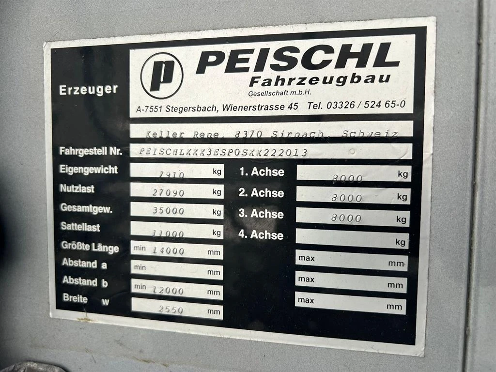 Полуремарке Други Peischl Странични врати 2хБоге Алу Дист., снимка 4 - Ремаркета - 54773124