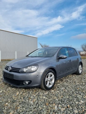 VW Golf 2.0tdi 140к.с Highline кожа, нави, 6ск, снимка 1