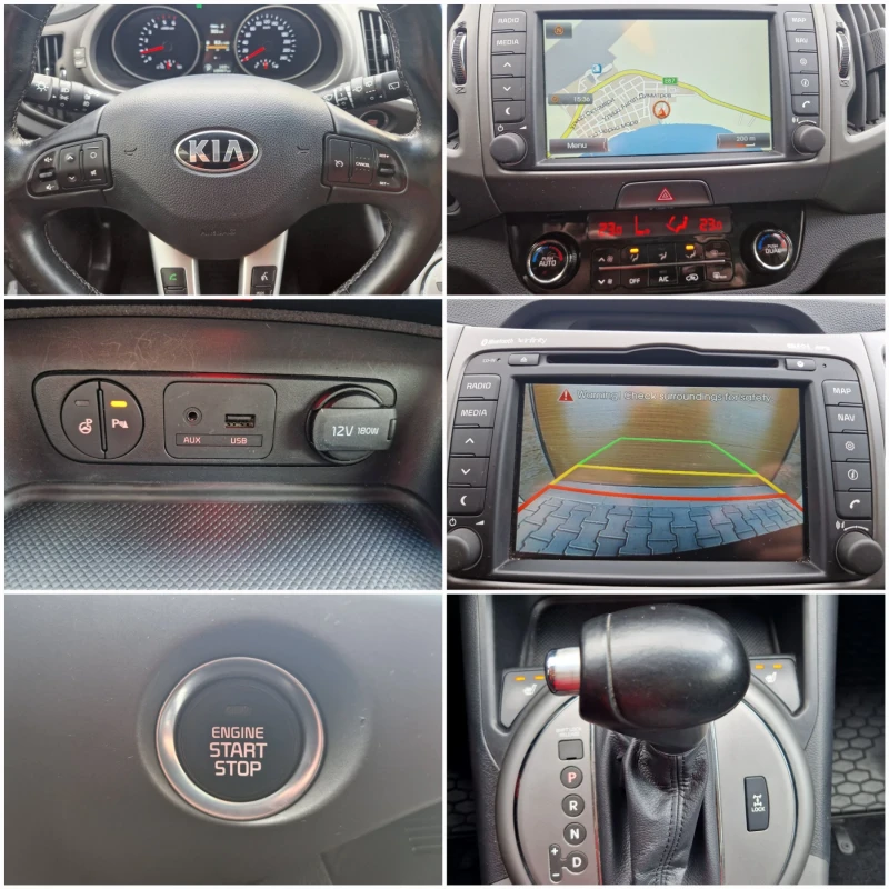 Kia Sportage Автомат* Нави* Кожа* Камера* Панорама* Швейцария , снимка 16 - Автомобили и джипове - 53250159