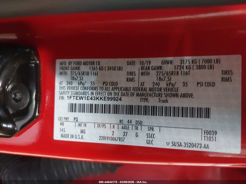 Ford F150 3.5l F-150 Xlt, снимка 9 - Автомобили и джипове - 53900920