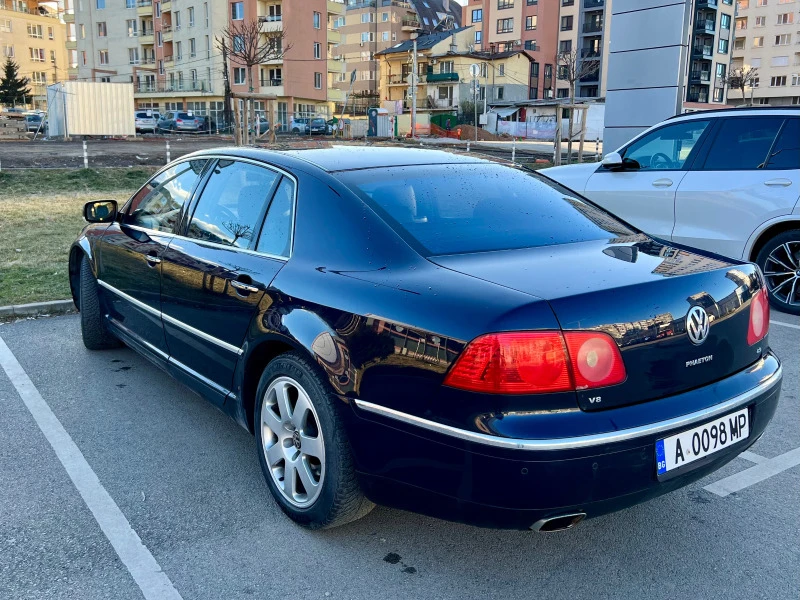 VW Phaeton 4.2, V8, 335к.с., 2003г., ГАЗ/БЕНЗИН, ОБСЛУЖЕН, УН, снимка 4 - Автомобили и джипове - 47328005