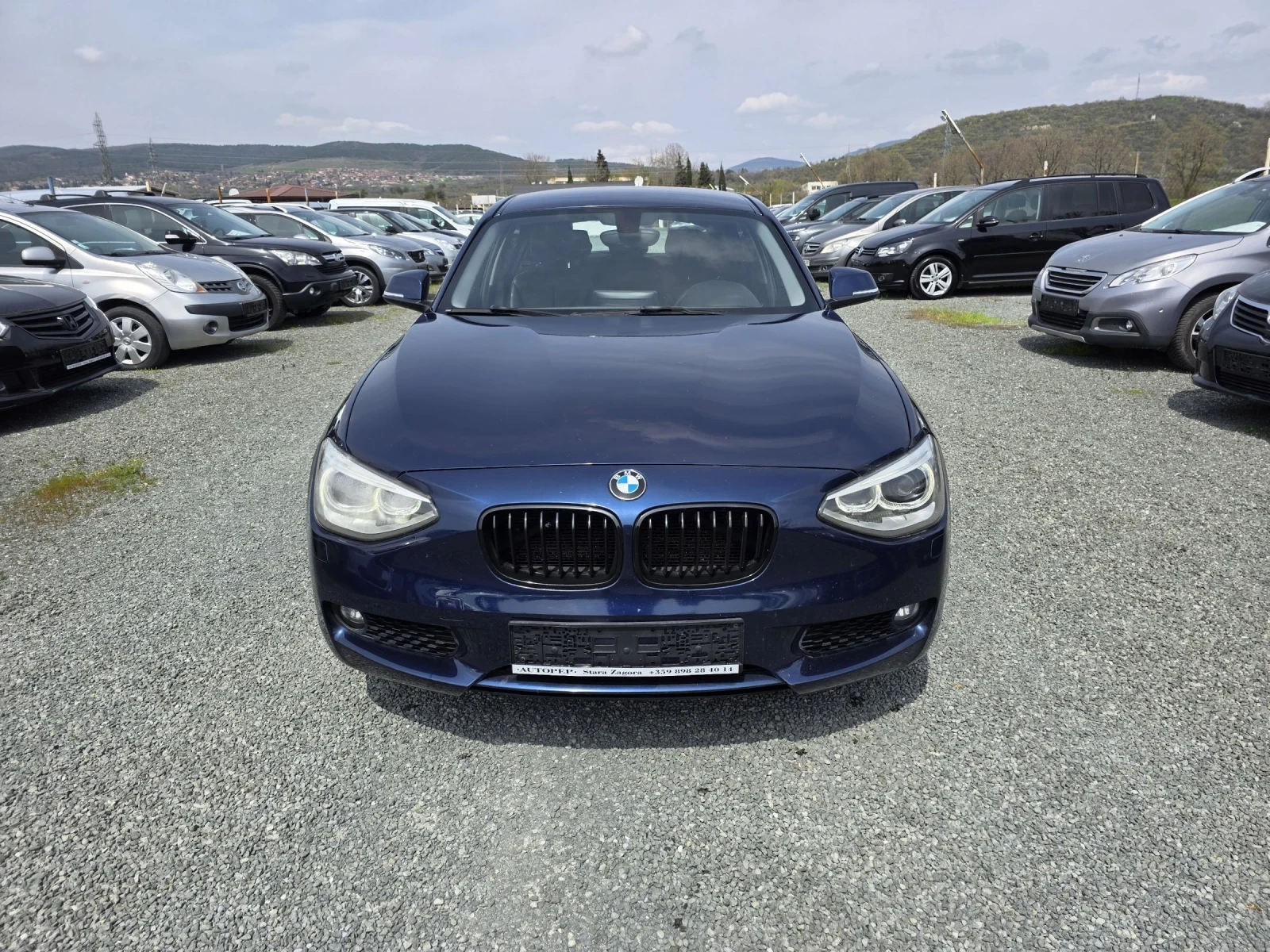 BMW 116 Нави кожа , снимка 2 - Автомобили и джипове - 54180070