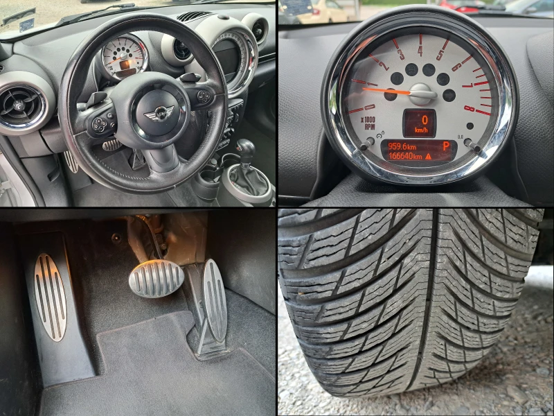 Mini Countryman S* 1.6i* АВТОМ* КЛИМА* КОЖА* NAVI* ПАРКТРОНИК, снимка 13 - Автомобили и джипове - 50653473
