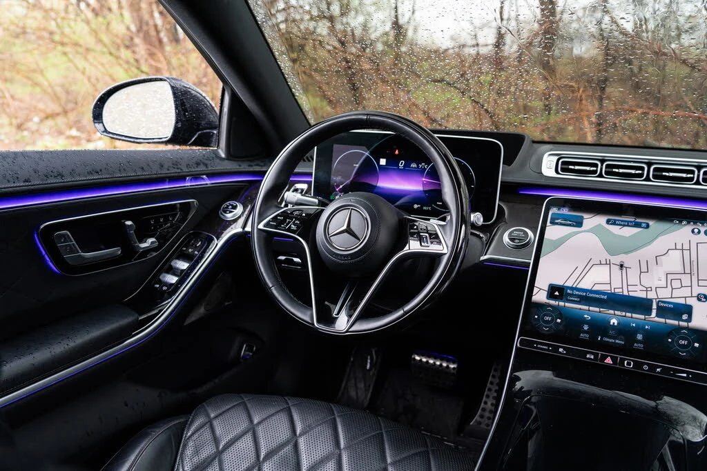 Mercedes-Benz S 580 AMG PK* 360* DIS* ОБДУХ* МАСАЖ* HUD* ХАМЕЛЕОН ФОЛИ, снимка 9 - Автомобили и джипове - 56041923