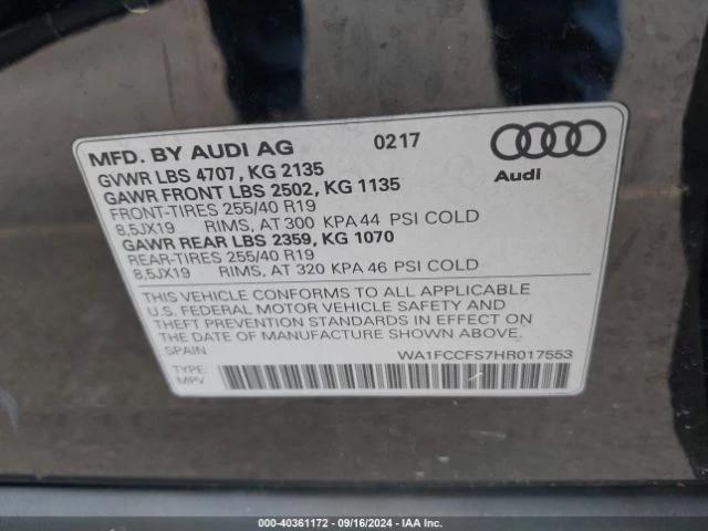 Audi Q3 PRESTIGE 2.0T * КЛИП НА ДВИГАТЕЛ* , снимка 16 - Автомобили и джипове - 48062883