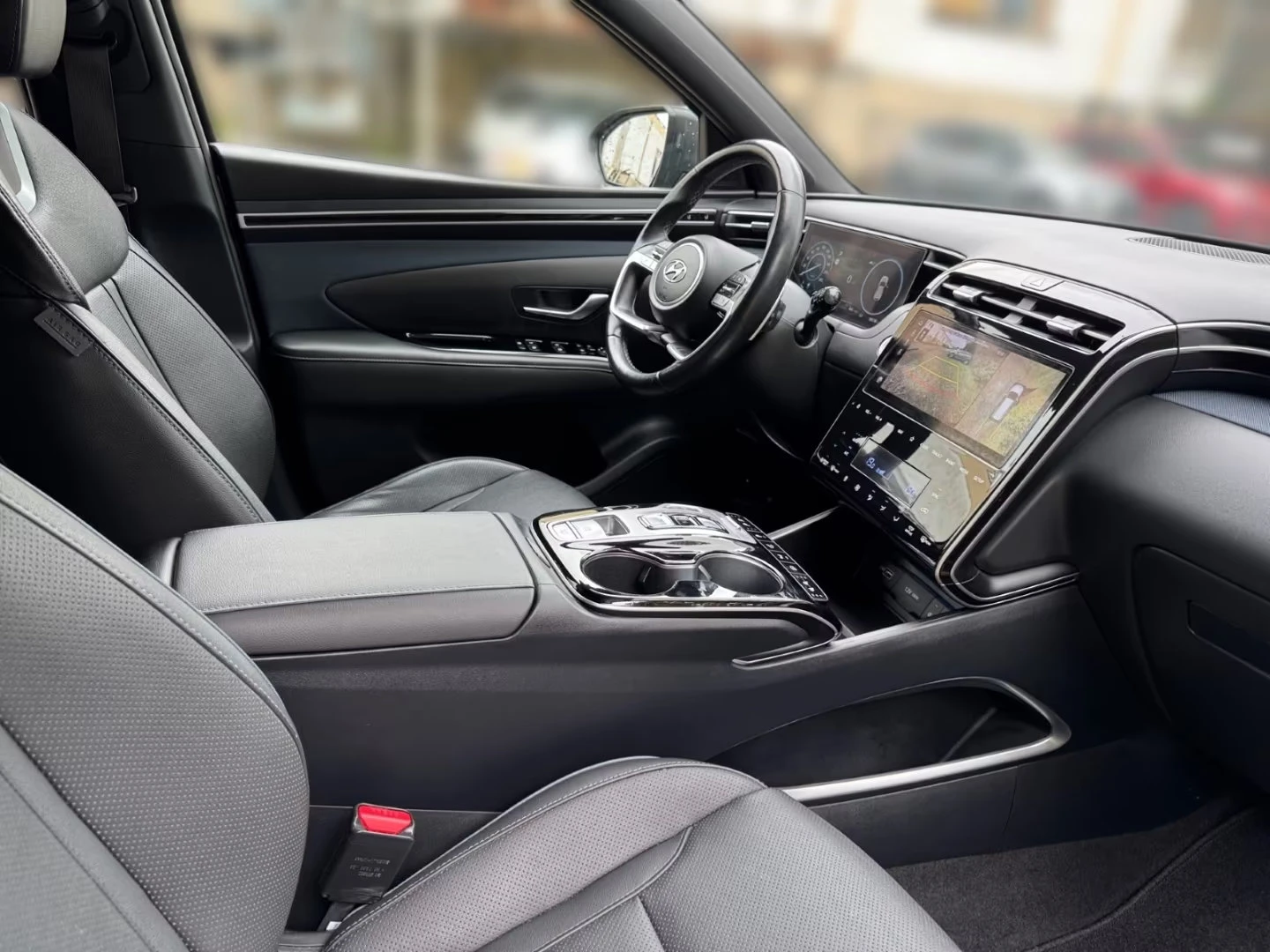 Hyundai Tucson 1.6PHEV/265HP/PRIME/4X4/360/PANO/ACC/KRELL/185z, снимка 13 - Автомобили и джипове - 53889734