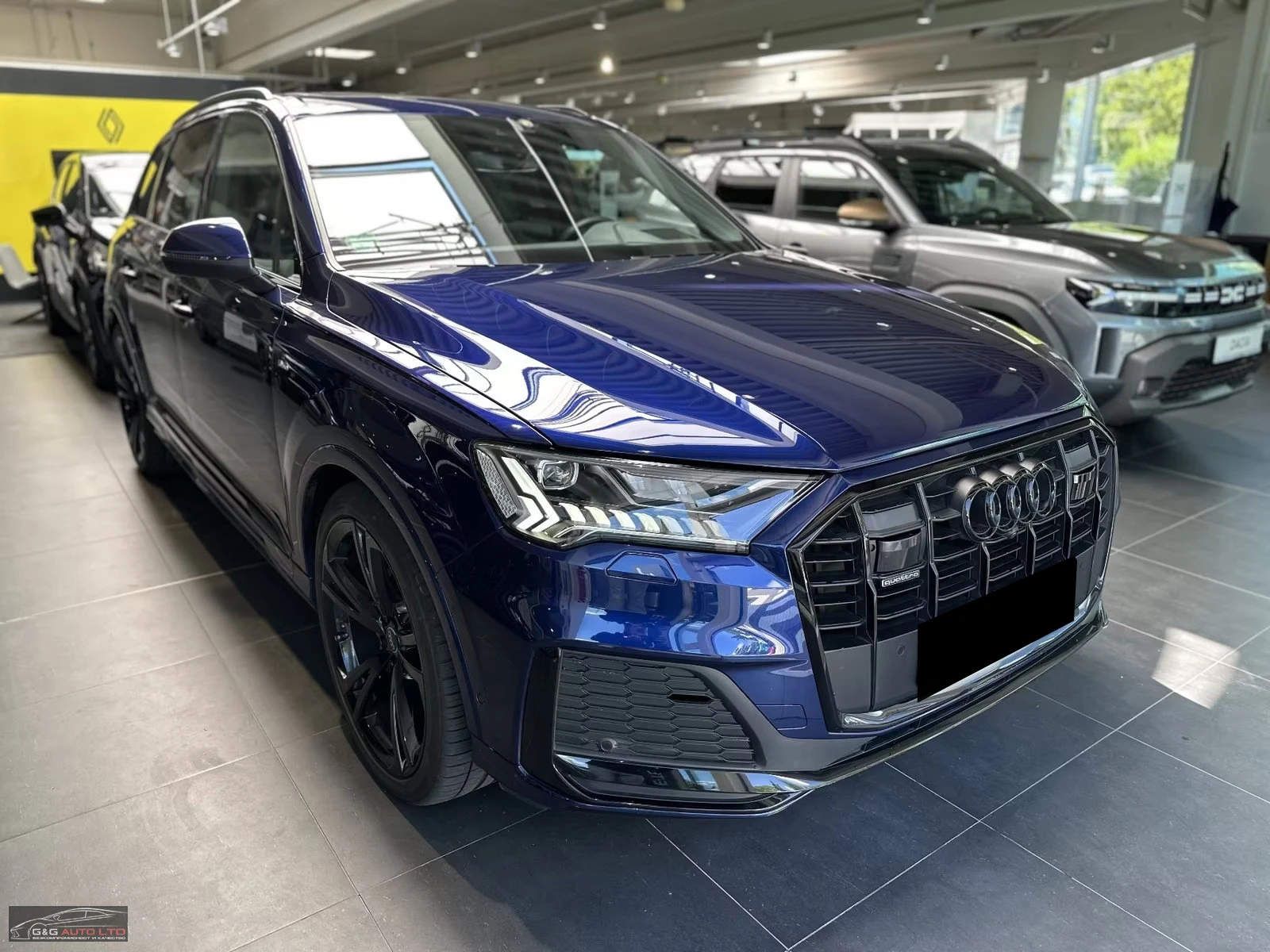 Audi Q7 50TDI/286HP/2S-LINE/PANO/LASER/B&O/360/HUD/778z, снимка 5 - Автомобили и джипове - 55691211