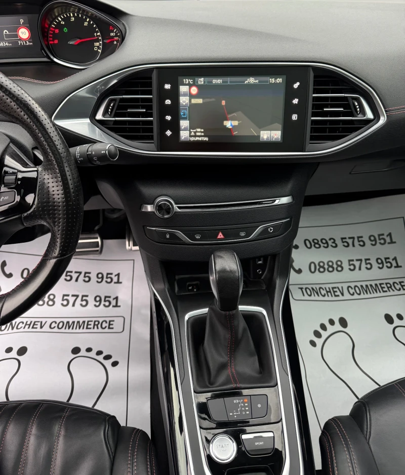 Peugeot 308 2.0-GT-line-156.000km-FULL-NAVI-KAMERA-PANORAMA, снимка 10 - Автомобили и джипове - 52501617
