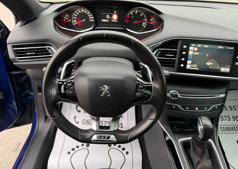 Peugeot 308 2.0-GT-line-156.000km-FULL-NAVI-KAMERA-PANORAMA, снимка 8 - Автомобили и джипове - 52501617