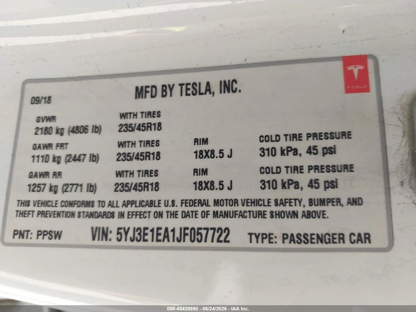 Tesla Model 3 Long Range/Mid Range, снимка 9 - Автомобили и джипове - 55272194