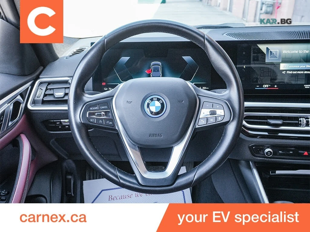 BMW i4 eDrive35 * Gran Coupe * АвтоКредит * (ЦЕНА ДО БГ), снимка 11 - Автомобили и джипове - 55386413