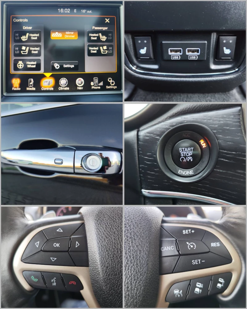 Jeep Grand cherokee * 3.0 CRD* SUMMIT, снимка 15 - Автомобили и джипове - 53114536