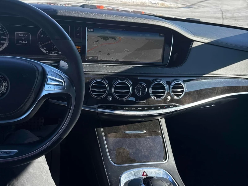 Mercedes-Benz S 63 AMG 4MATIC * МАСАЖИ * ДИСТРОНИК * ОБДУХВАНЕ * , снимка 10 - Автомобили и джипове - 53345011