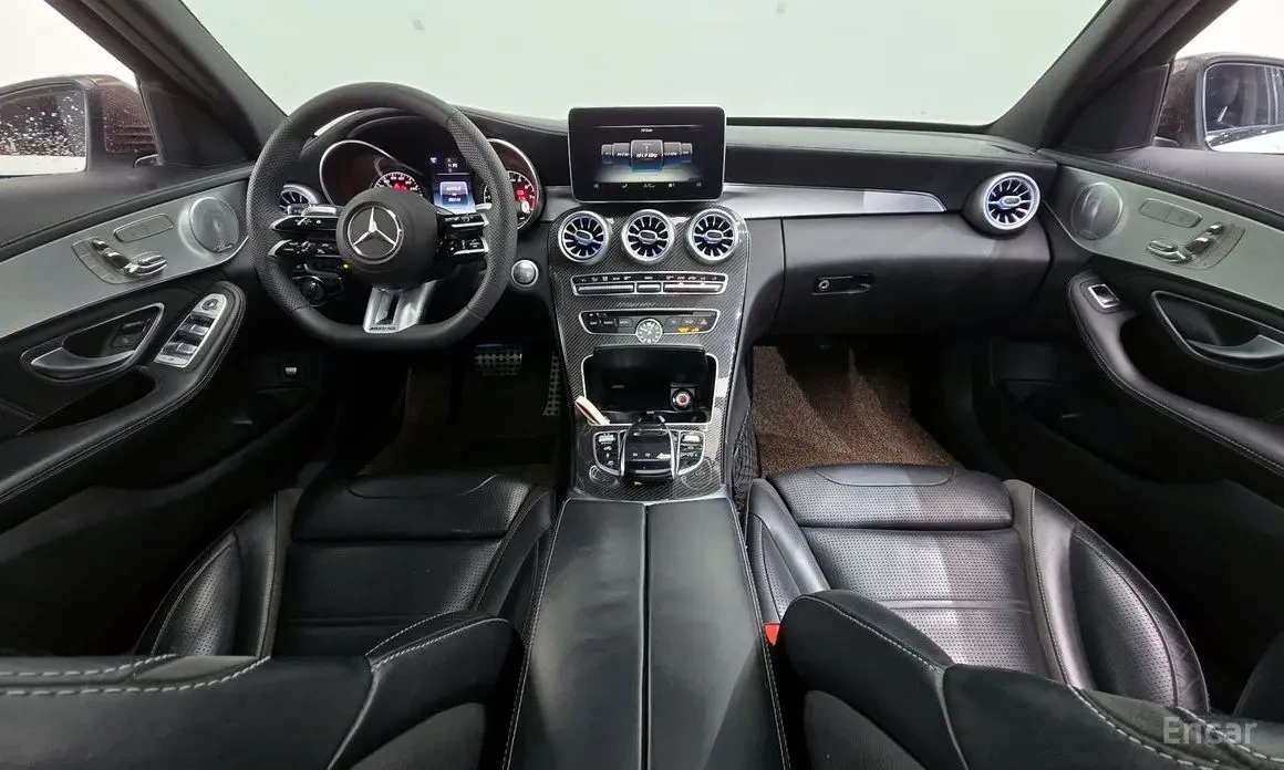 Mercedes-Benz C 63 AMG S* BURMASTER* KEYLESS GO* PANO* HEAD-UP* 360* КРАЙ, снимка 7 - Автомобили и джипове - 54170018