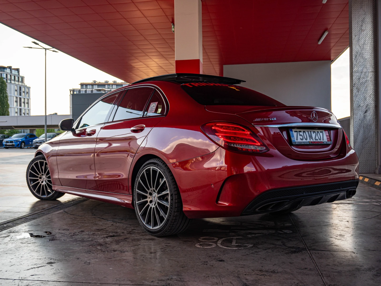 Mercedes-Benz C 43 AMG * Pano * Camera * БЕЗ ПЪРВОНАЧАЛНА ВНОСКА - изображение 7
