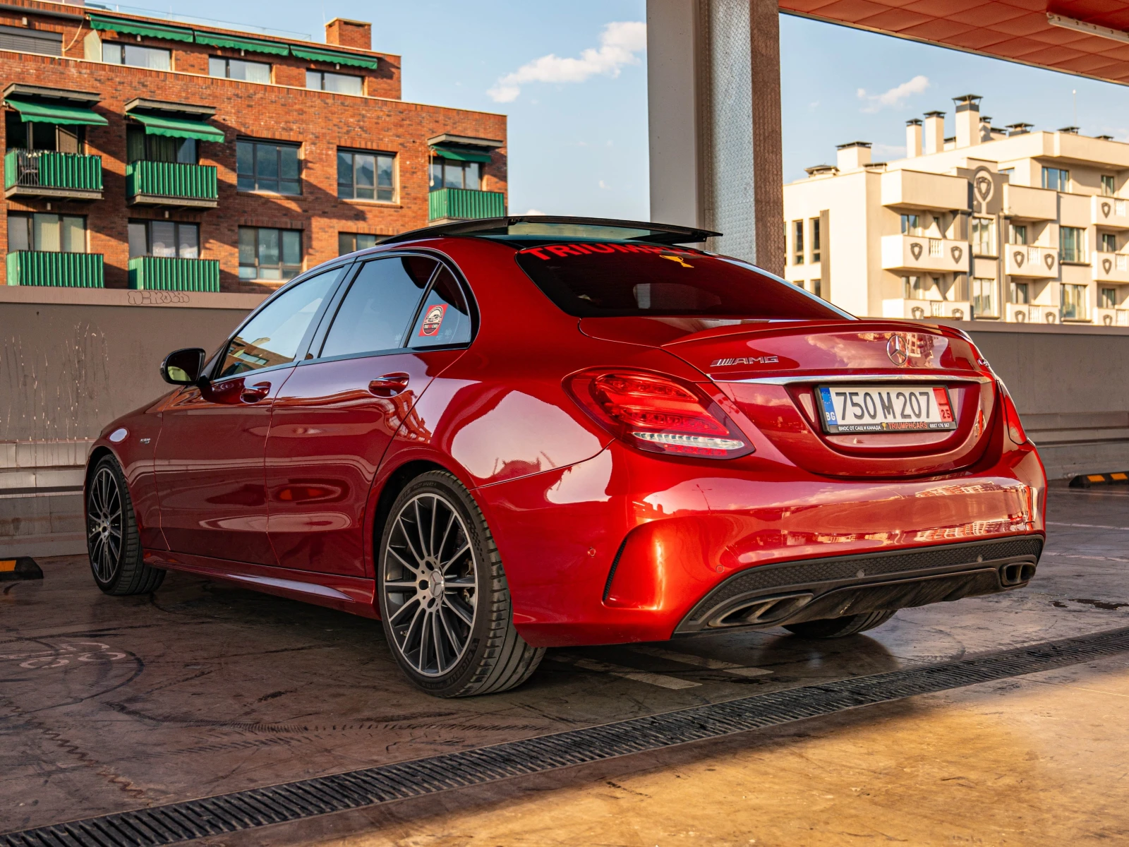 Mercedes-Benz C 43 AMG * Pano * Camera * БЕЗ ПЪРВОНАЧАЛНА ВНОСКА - изображение 4