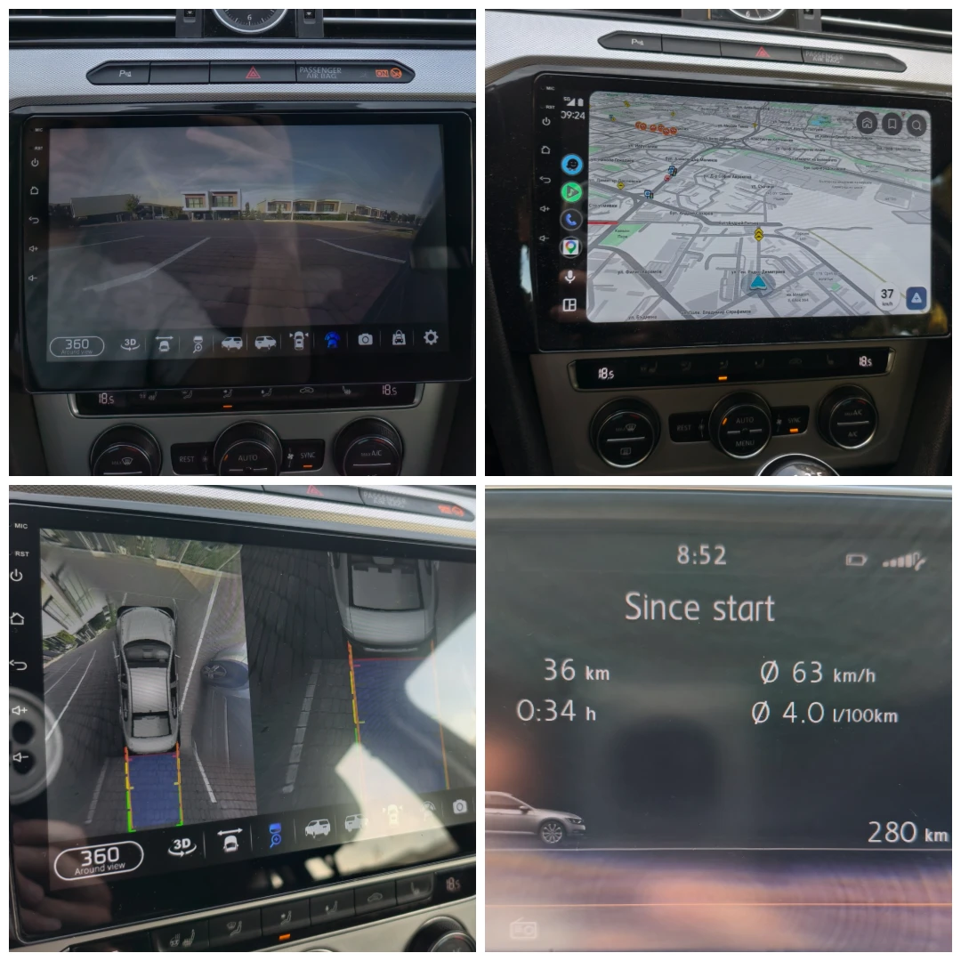 VW Passat full/LED/360 camera/, снимка 9 - Автомобили и джипове - 56403640