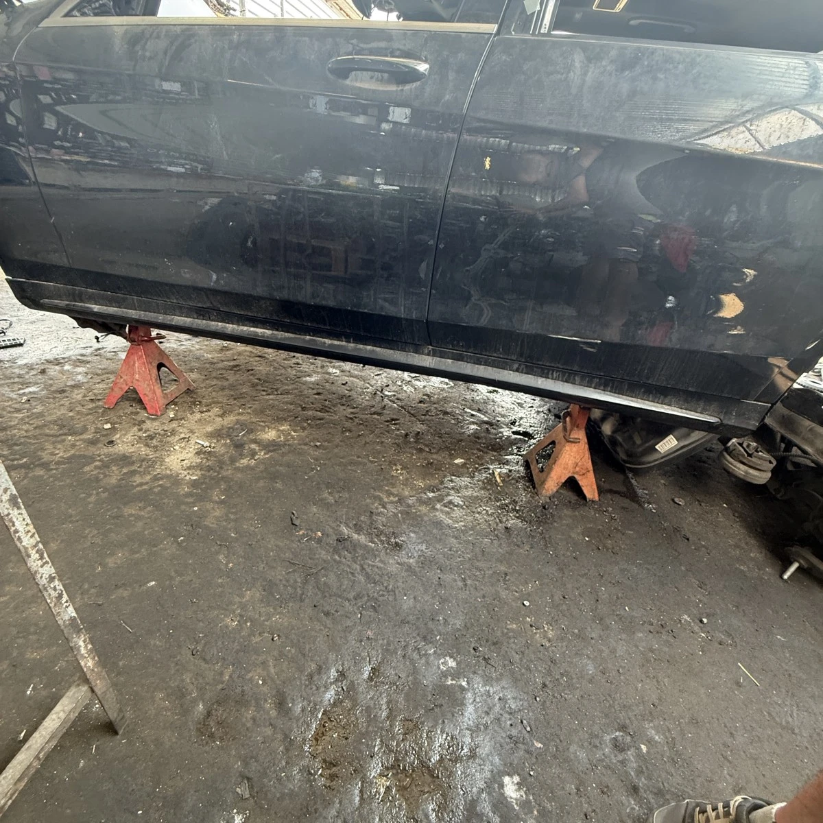Ляв праг Mercedes W222 Facelift 2019 Черен A2226980354