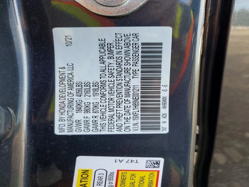 Honda Civic 1.5L 4 Front-wheel Drive, снимка 15 - Автомобили и джипове - 53713643