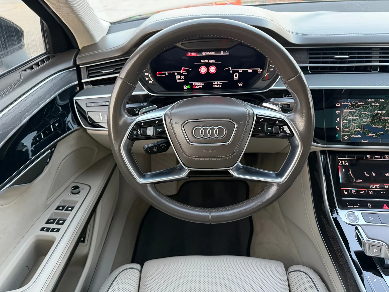 Audi A8 60TDI 435кс Long, снимка 12 - Автомобили и джипове - 55566950