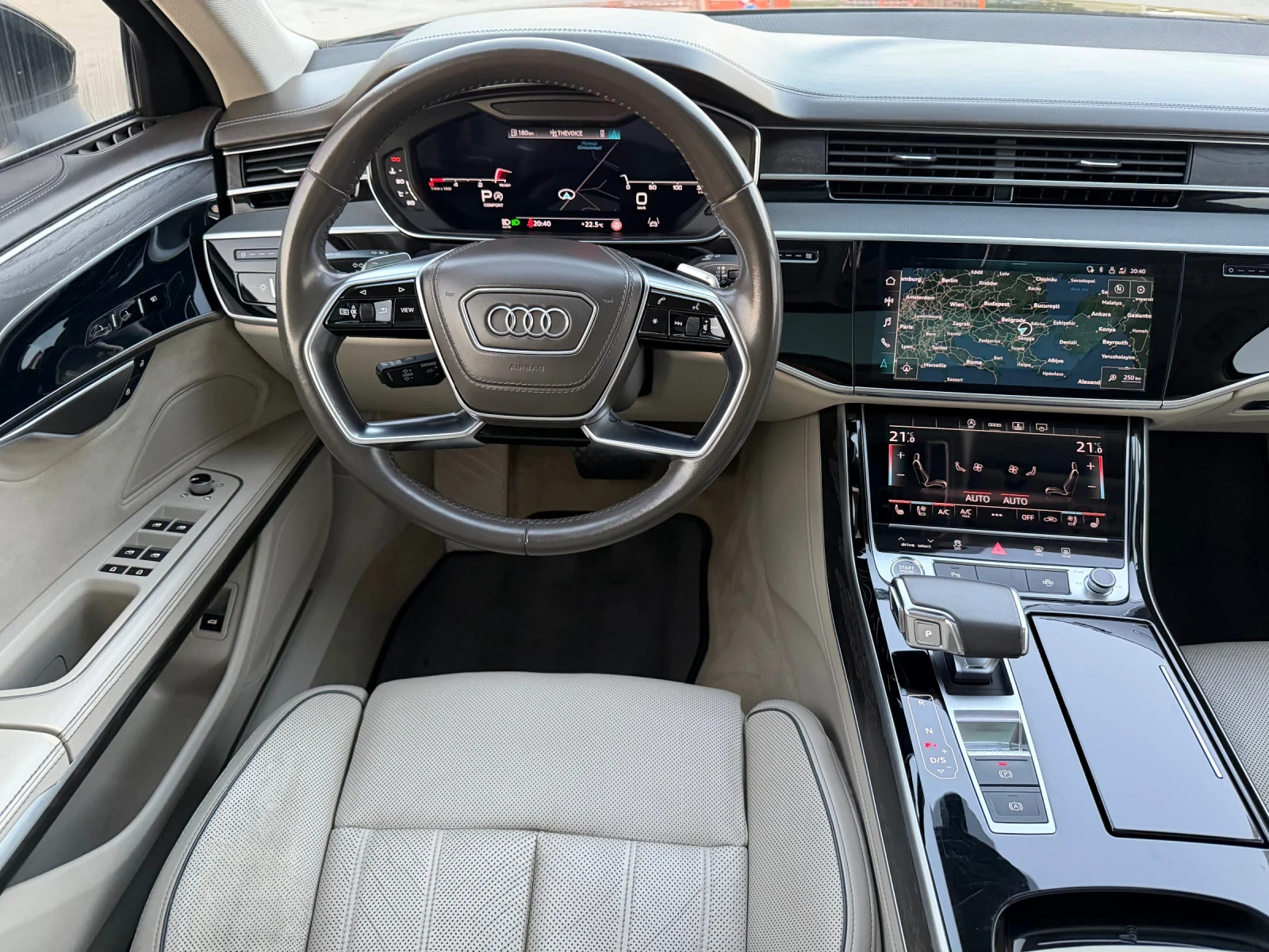 Audi A8 60TDI 435кс Long, снимка 11 - Автомобили и джипове - 55566950