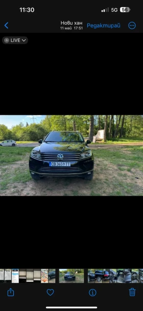 VW Touareg 3.0 TDI Обслужен Каско , снимка 2