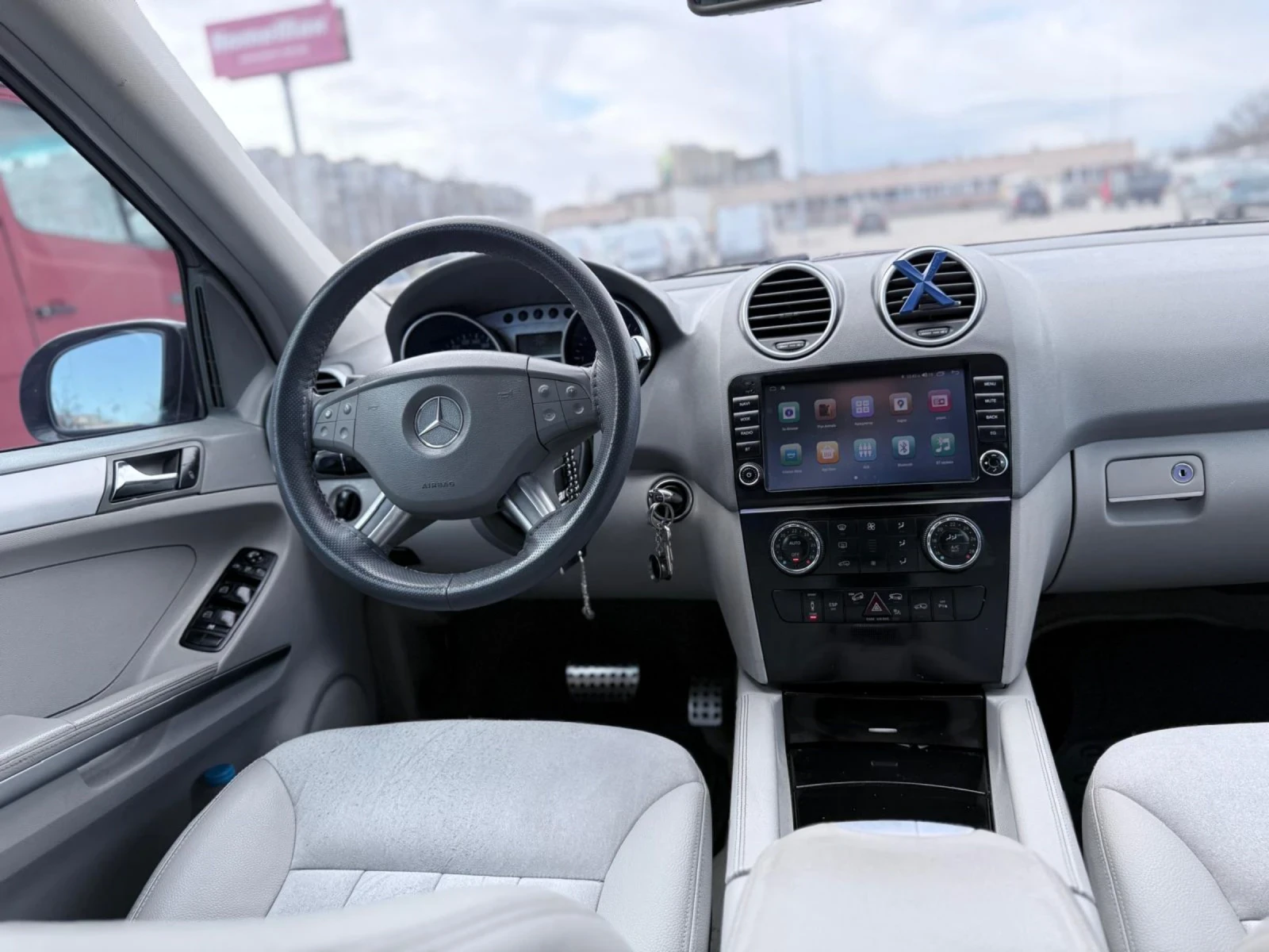 Mercedes-Benz ML 320 3.0CDI/V6/4MATIC/АВТОМАТИК/ANDROID/КОЖА!! - изображение 9