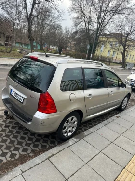 Peugeot 307 1.6 Hdi, Pанорамен таван, 7 Места, Facelift - 2290 € / 4478.85 лв. - 27547418 6