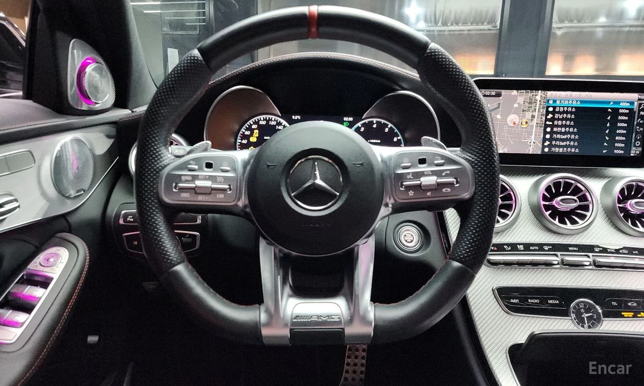 Mercedes-Benz C 43 AMG 4MATIC* ХЕДЪП* 3D* BURMESTER* LANE* ASSIST* 360КАМ, снимка 9 - Автомобили и джипове - 54501525