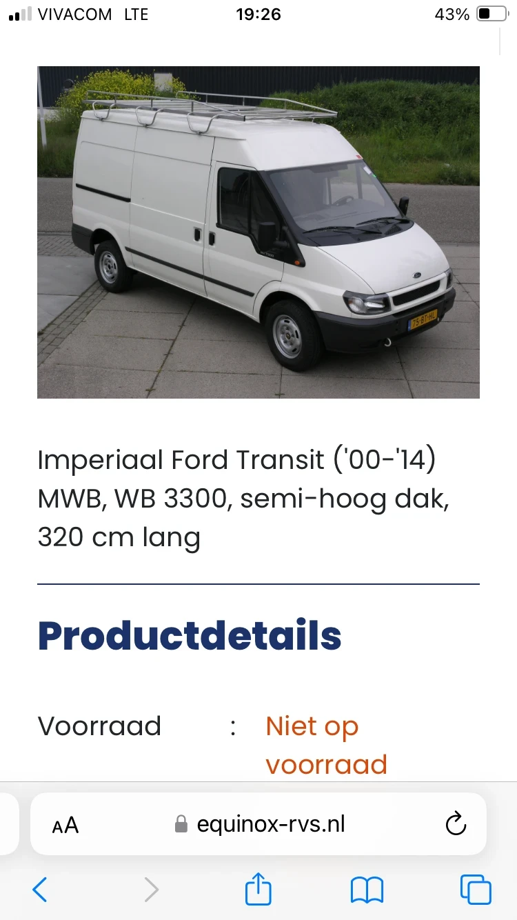 Таван багажник Inox, снимка 4 - Части - 52458064