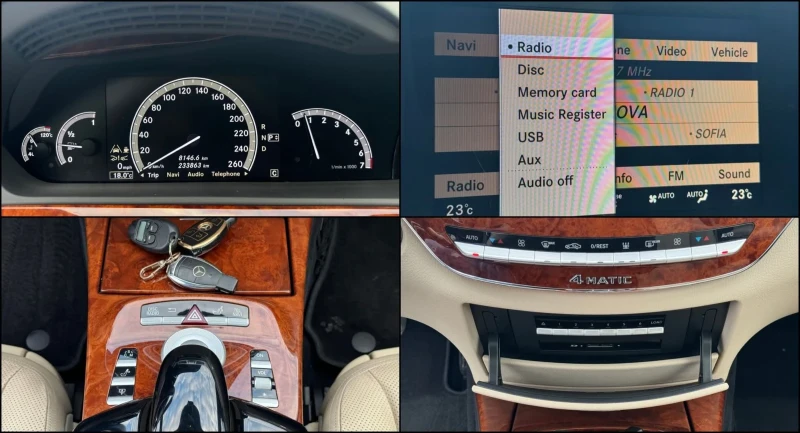 Mercedes-Benz S 500 S500//4matic//SWISS//388HP//EURO5//ТОП СЪСТОЯНИЕ!!, снимка 9 - Автомобили и джипове - 52851314