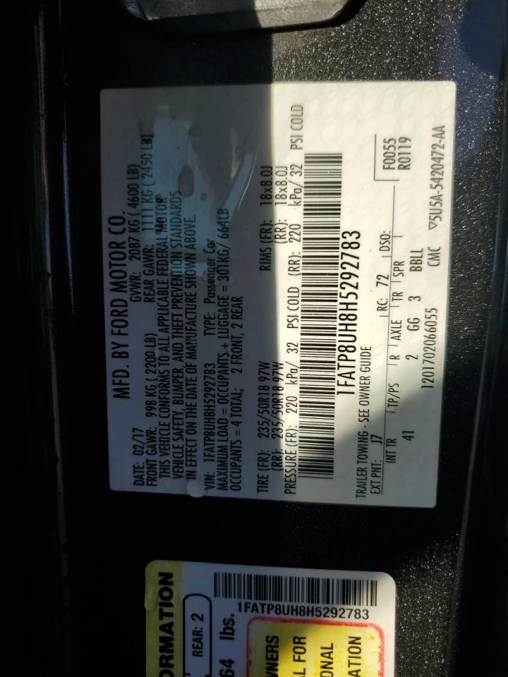 Ford Mustang 2.3l EcoBoost Premium Convertible, снимка 12 - Автомобили и джипове - 54353919