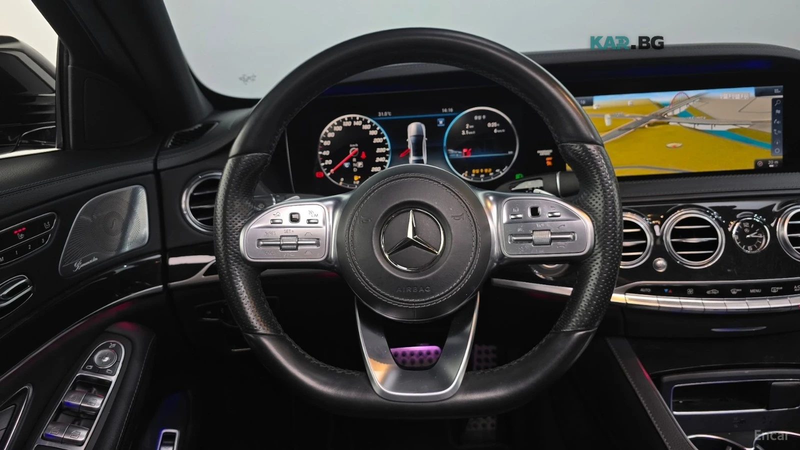 Mercedes-Benz S 350 D* КОЖА* ПОДГРЕВ* ОБДУХВ* BURM* PANO* 360* МАСАЖ, снимка 13 - Автомобили и джипове - 55964501