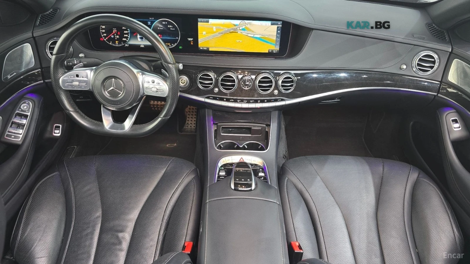 Mercedes-Benz S 350 D* КОЖА* ПОДГРЕВ* ОБДУХВ* BURM* PANO* 360* МАСАЖ, снимка 6 - Автомобили и джипове - 55964501