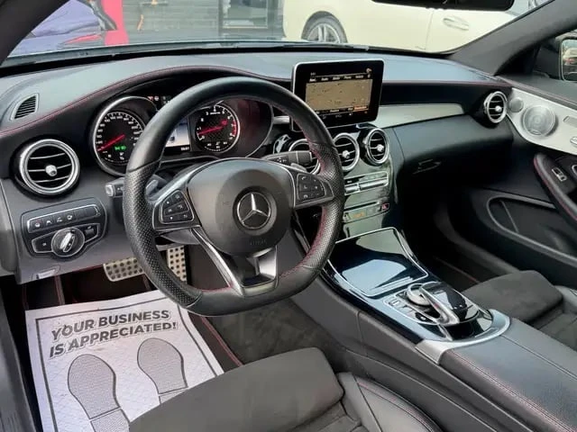 Mercedes-Benz C 43 AMG / Coupe / 4MATIC AWD / АЛКАНТАРА / BURMESTER / 360, снимка 17 - Автомобили и джипове - 53298927