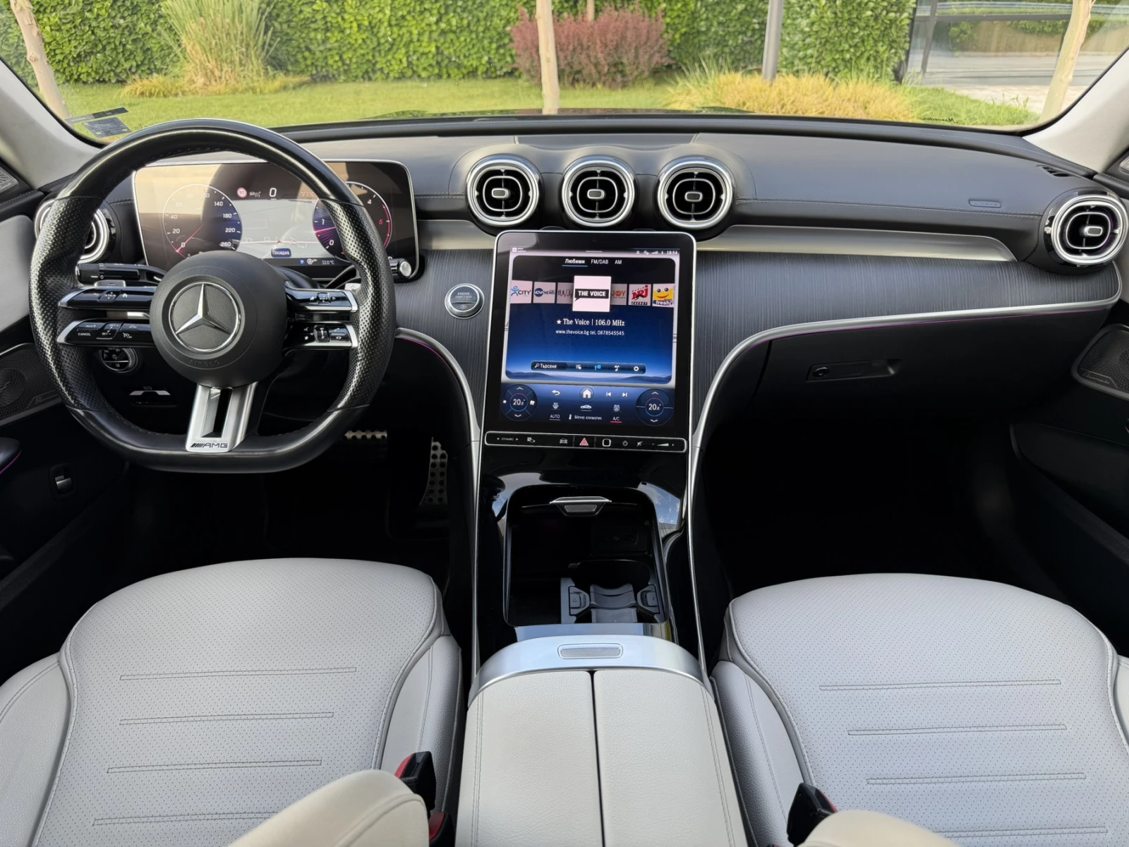 Mercedes-Benz C 220 AMG LINE/MildHYBRID/9G/360КАМЕРИ/DIGITALLIGHT, снимка 8 - Автомобили и джипове - 54786103