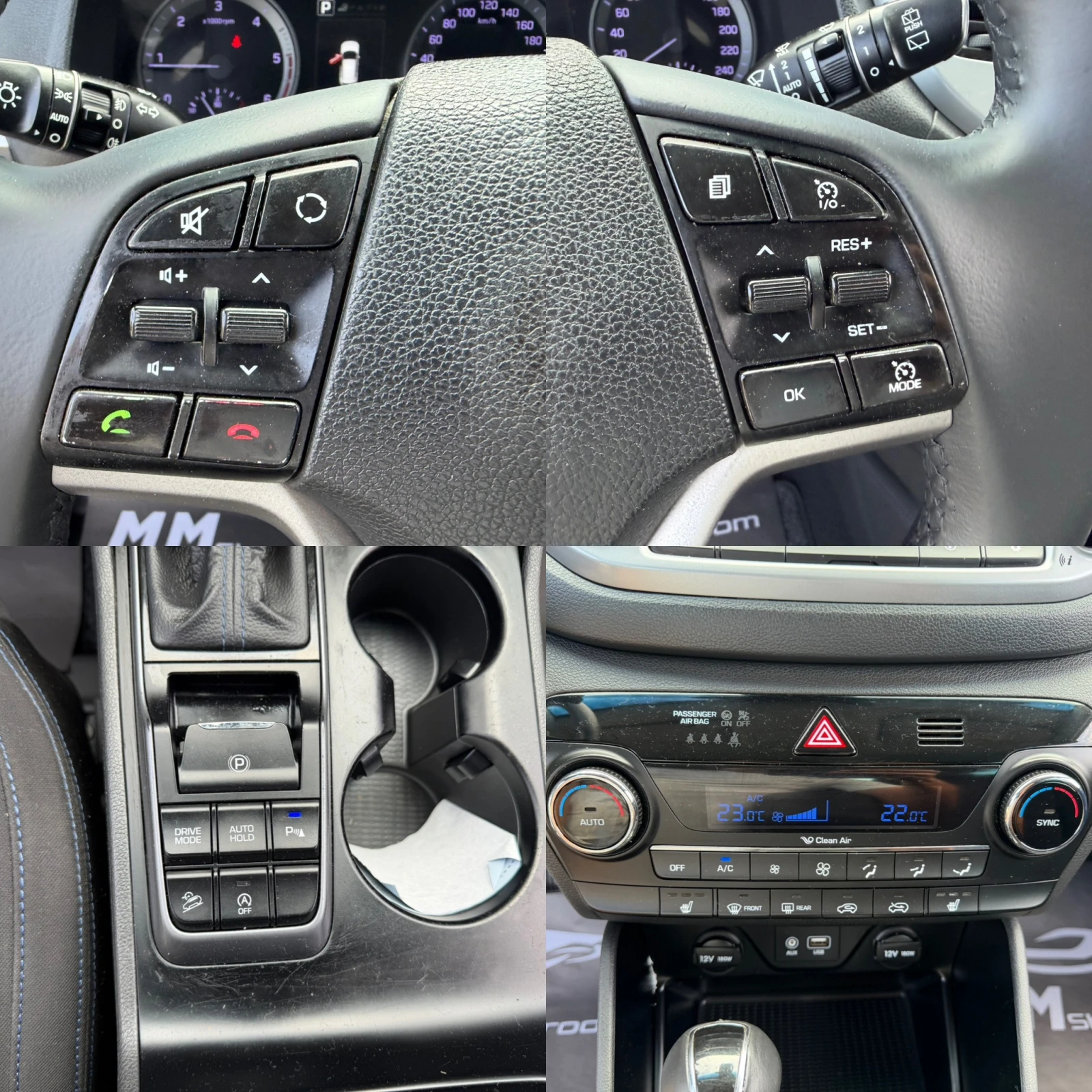 Hyundai Tucson КАМЕРА-KEYLESS-GO-ПОДГРЕВ-LANE-ASSIST-, снимка 14 - Автомобили и джипове - 55249584