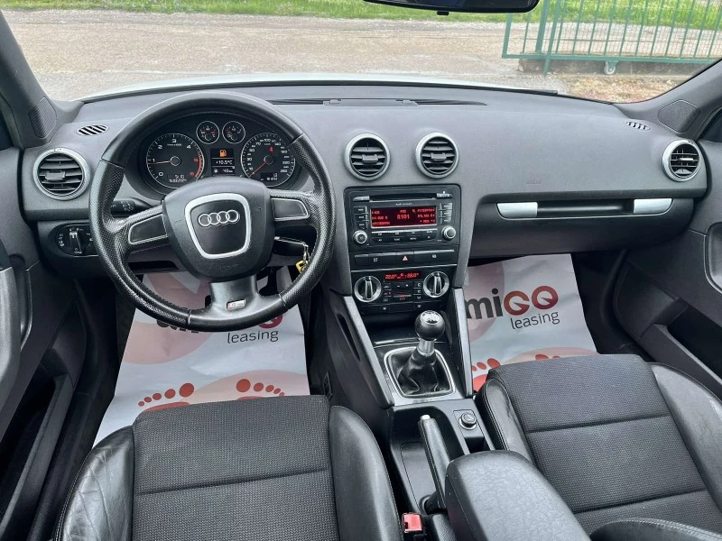 Audi A3 2.0TDI 170kc S-line КОЖА, снимка 9 - Автомобили и джипове - 45671733