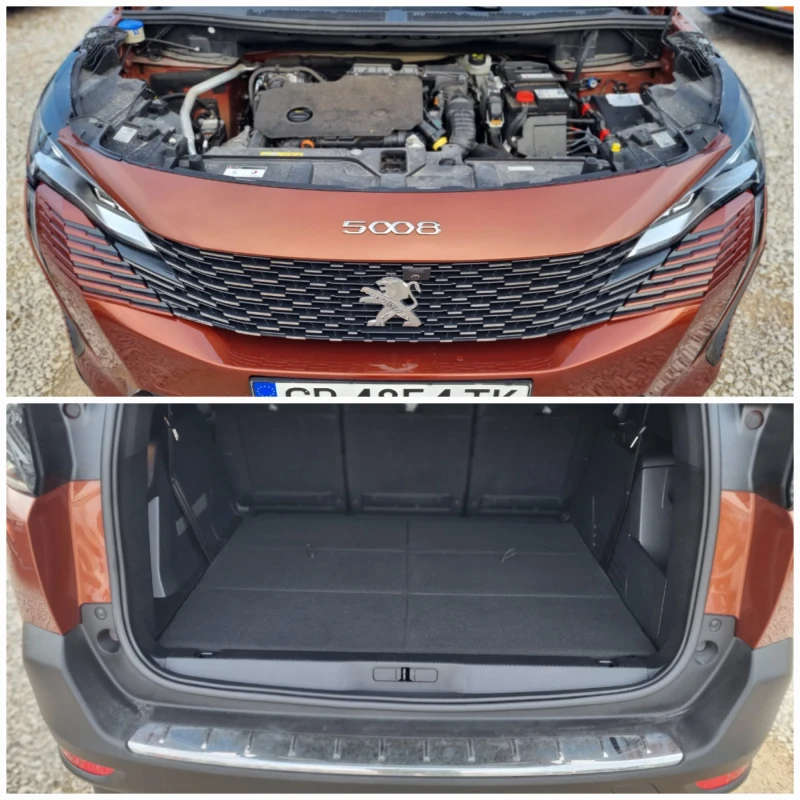 Peugeot 5008 ALLURE PACK BlueHDI  7 места 360 камера Гаранция, снимка 7 - Автомобили и джипове - 49316312