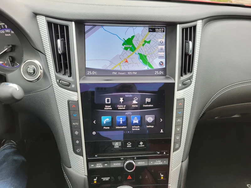 Infiniti Q 60 S V6 3.0T 405 KC AWD CARBON PACK 44398 KM !!!, снимка 15 - Автомобили и джипове - 52707641