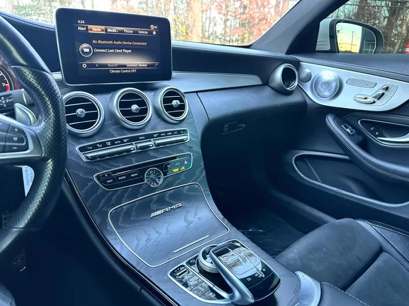 Mercedes-Benz C 63 AMG CAMERA * М. ТОЧКА * BURMESTER * ПОДГРЕВ * , снимка 9 - Автомобили и джипове - 48589984