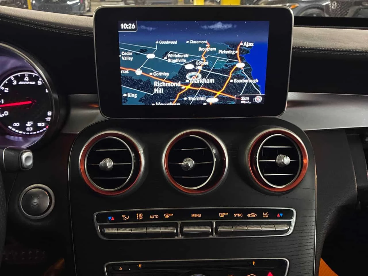 Mercedes-Benz C 43 AMG * CARFAX * Burmester * 360 Камери * , снимка 9 - Автомобили и джипове - 53910754