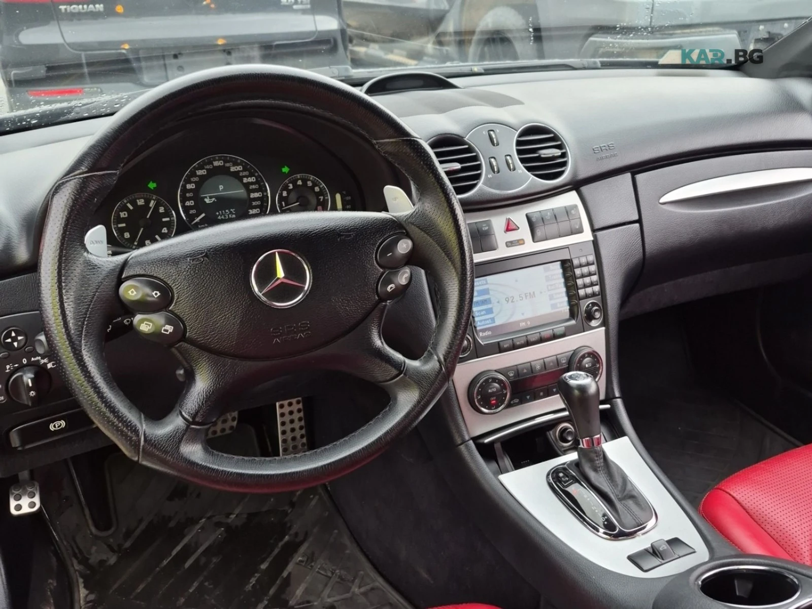 Mercedes-Benz CLK 63 AMG RED DESIGNO Перфетна Автокредит Цена до България, снимка 6 - Автомобили и джипове - 54880891