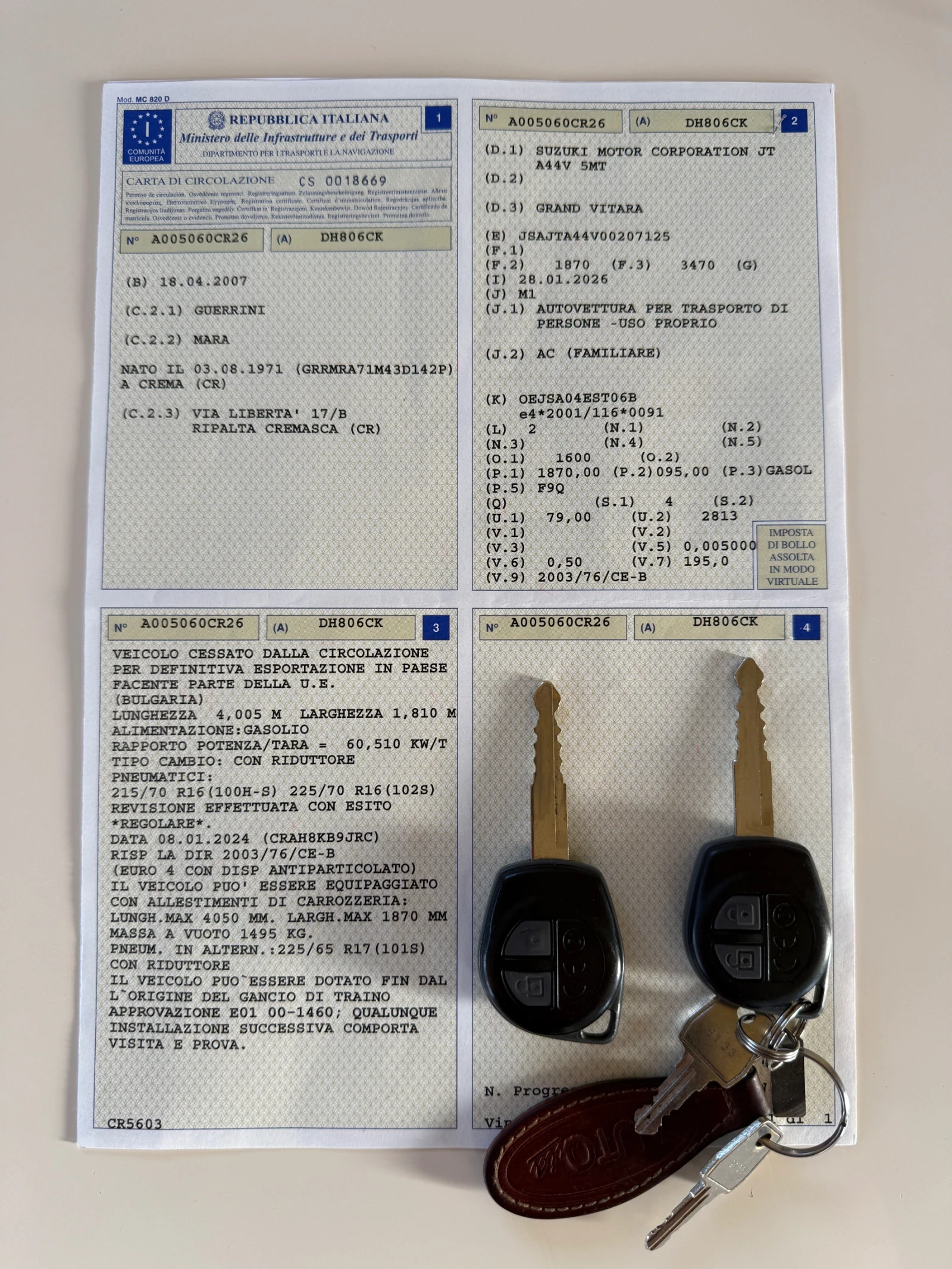 Suzuki Grand vitara 1.9DDiS, 4x4! * 100 800км* БЕЗ РЪЖДИ! Уникат!!, снимка 15 - Автомобили и джипове - 53814728